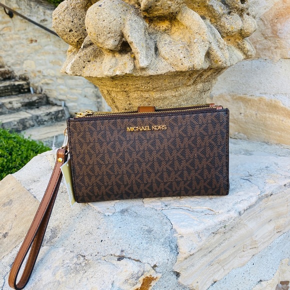 NWT Michael Kors Jet Set Mk Tote&wallet signature - Picture 7 of 11